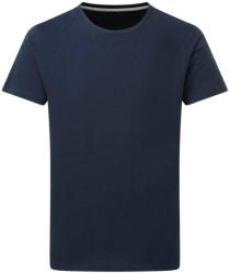 SG Lighting Férfi rövid ujjú póló SG Perfect Print Tagless Tee -S, Farmer kék (Denim)