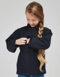SG Lighting Gyerek hosszú ujjú kabát SG Kids' Softshell Jacket 152 (11-12/2XL), Sötétkék (navy)