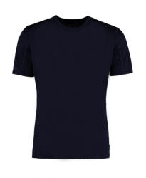 Kustom Kit Férfi rövid ujjú póló Kustom Kit Regular Fit Cooltex Contrast Tee XS, Sötétkék (navy)/Sötétkék (navy)