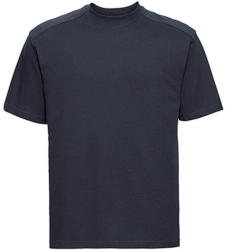 Russell Europe Férfi rövid ujjú póló Russell Europe Heavy Duty Workwear T-Shirt -XS, Sötétkék (navy)