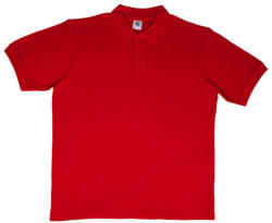 SG Lighting Férfi galléros póló rövid ujjú SG Cotton Polo - M, Piros