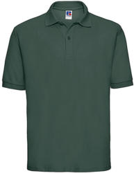 Russell Europe Férfi galléros póló rövid ujjú Russell Europe Polo Blended Fabric - 2XL, Sötétzöld