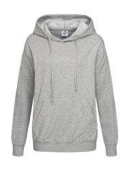 Stedman Női kapucnis hosszú ujjú felső Stedman Sweat Hoodie Classic Women M, Heather szürke