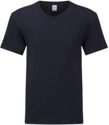 Fruit of the Loom Férfi rövid ujjú póló Fruit of the Loom Iconic 150 V Neck T -L, Mély sötétkék (navy)