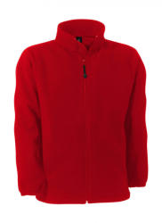 B&C Collection Uniszex hosszú ujjú polár B and C WindProtek Waterproof Fleece Jacket S, Piros