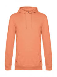 B&C Collection Férfi kapucnis hosszú ujjú pulóver B and C #Hoodie French Terry XS, Melon Narancssárga