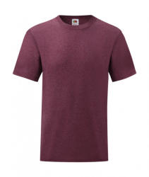 Fruit of the Loom Férfi póló Rövid ujjú Fruit of the Loom Valueweight Tee - 3XL, Heather Burgundi vörös