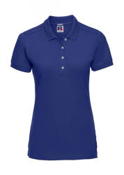 Russell Europe Női rövid ujjú galléros póló Russell Europe Ladies' Fitted Stretch Polo 2XL, Világos királykék