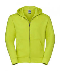 Russell Férfi kapucnis hosszú ujjú pulóver Russell Europe Men's Authentic Zipped Hood XS, Lime zöld