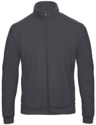 B&C Collection Férfi Felső hosszú ujjú B&C Full Zip Sweatjacket Unisex - WUI26 - XS, Anthracite