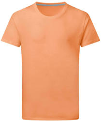 SG Lighting Férfi rövid ujjú póló SG Perfect Print Tagless Tee -M, Cantaloupe
