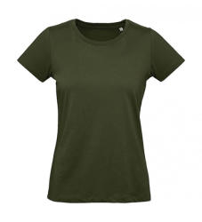 B and C Női rövid ujjú organikus póló B and C Organic Inspire Plus T /women T-shirt XL, Városi khaki