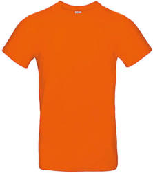 B and C Férfi rövid ujjú póló B&C #E190 T-Shirt -S, Narancssárga