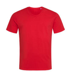 Stedman Férfi rövid ujjú póló Stedman Clive Relaxed Crew Neck XL, Piros