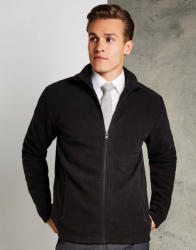 Kustom Kit Férfi hosszú ujjú kabát Kustom Kit Regular Fit Corporate Micro Fleece XS, Fekete