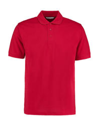 Kustom Kit Férfi rövid ujjú galléros póló Kustom Kit Men's Classic Fit Polo Superwash 60º S, Piros