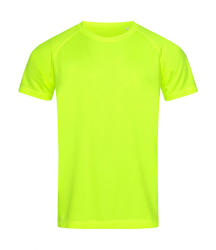 Stedman Férfi rövid ujjú póló Stedman Active 140 Raglan Men XL, Cyber sárga