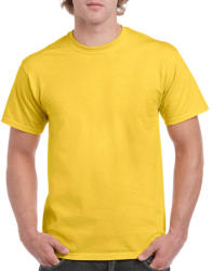 Gildan Férfi póló Rövid ujjú Gildan Heavy Cotton Adult T-Shirt - 2XL, Daisy (százszorszép sárga)