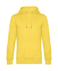 B&C Collection Uniszex kapucnis hosszú ujjú pulóver B and C KING Hooded 3XL, Sárga fizz