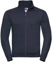 Russell Férfi pulóver hosszú ujjú Russell Europe Men's Authentic Sweat Jacket - 3XL, Sötétkék (navy)