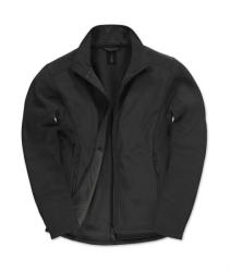 B&C Collection Férfi hosszú ujjú Softshell B and C ID. 701 Softshell Jacket L, Fekete/fekete