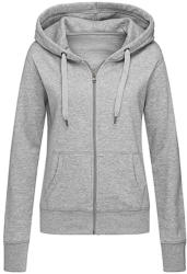 Stedman Női hosszú ujjú pulóver Stedman Sweat Jacket Select Women M, Heather szürke