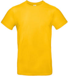 B and C Férfi rövid ujjú póló B&C #E190 T-Shirt -2XL, Aranysárga