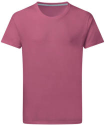 SG Lighting Férfi rövid ujjú póló SG Perfect Print Tagless Tee -3XL, Cassis