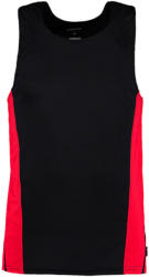Kustom Kit Férfi ujjatlan póló Kustom Kit Regular Fit Cooltex Vest XS, Fekete/Piros