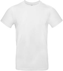 B and C Férfi rövid ujjú póló B&C #E190 T-Shirt -XL, Fehér