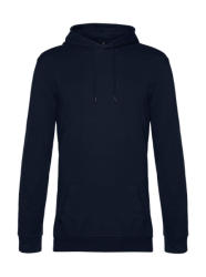 B&C Collection Férfi kapucnis hosszú ujjú pulóver B and C #Hoodie French Terry XS, Sötétkék (navy)