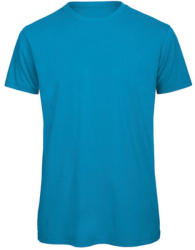 B and C Férfi rövid ujjú póló B&C Inspire T/men T-Shirt -L, Atoll kék