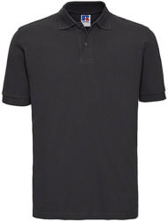 Russell Europe Férfi galléros póló rövid ujjú Russell Men's Classic Cotton Polo - S, Fekete