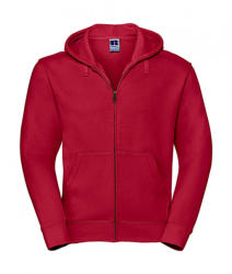 Russell Férfi kapucnis hosszú ujjú pulóver Russell Europe Men's Authentic Zipped Hood 3XL, Piros
