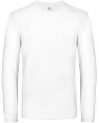 B&C Collection Férfi hosszú ujjú póló B&C #E190 LSL -M, Fehér