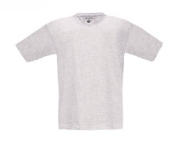 B&C Collection Gyerek rövid ujjú póló B and C Exact 190/kids T-Shirt 7/8 (122/128), Hamuszürke