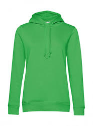 B&C Collection Női kapucnis hosszú ujjú organikus pulóver B and C Organic Hooded /women 2XL, Almazöld