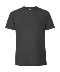 Fruit of the Loom Férfi rövid ujjú póló Fruit of the Loom Ringspun Premium T S, Világos grafitszürke