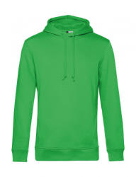 B&C Collection Férfi kapucnis hosszú ujjú organikus pulóver B and C Organic Hooded S, Almazöld