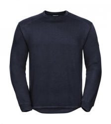 Russell Uniszex hosszú ujjú pulóver munkaruha Russell Europe Workwear Set-In Sweatshirt XS, Sötétkék (navy)