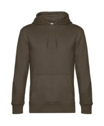 B&C Collection Uniszex kapucnis hosszú ujjú pulóver B and C KING Hooded XS, Khaki