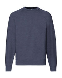 Fruit of the Loom Gyerek hosszú ujjú pulóver Fruit of the Loom Kids' Classic Set-In Sweat 164 (14-15), Vintage Heather Sötétkék
