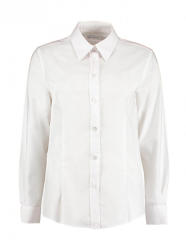 Kustom Kit Női hosszú ujjú blúz Kustom Kit Women's Tailored Fit Workwear Oxford Shirt 3XL (20), Fehér