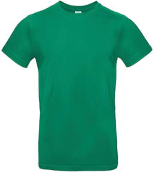 B and C Férfi rövid ujjú póló B&C #E190 T-Shirt -XS, Kelly zöld