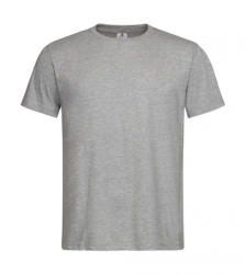 Stedman Férfi rövid ujjú organikus póló Stedman Classic-T Organic Unisex Crew Neck XS, Heather szürke