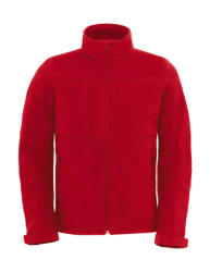 B&C Collection Férfi kapucnis kabát B and C Hooded Softshell/men M, Piros