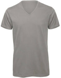 B and C Férfi rövid ujjú póló B&C Inspire V/men T-Shirt -L, Világos szürke