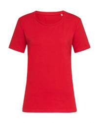 Stedman Női rövid ujjú póló Stedman Claire Relaxed Crew Neck M, Piros