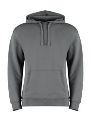 Kustom Kit Férfi kapucnis hosszú ujjú pulóver Kustom Kit Regular Fit Hoodie XL, Sötétszürke marl