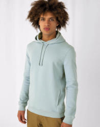 B&C Collection Férfi kapucnis hosszú ujjú organikus pulóver B and C Organic Hooded XS, Fehér